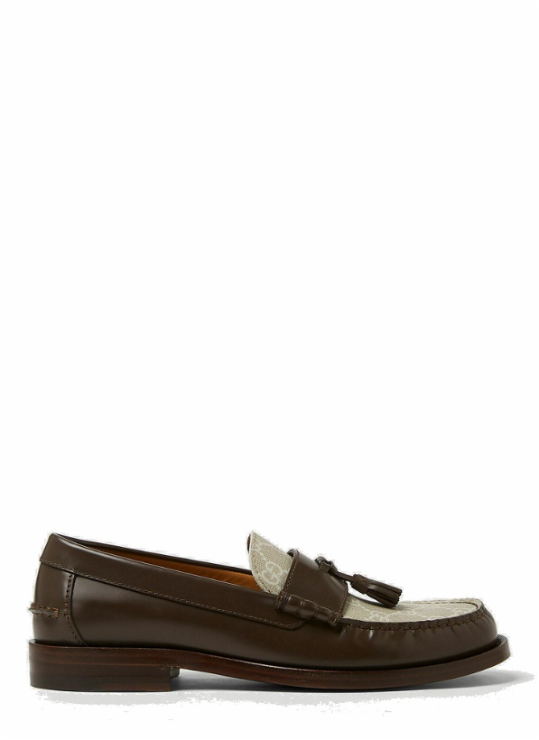 Photo: GG Tassel Loafers in Brown