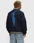 By Parra Run Sit & Bike Varsity Jacket Blue - Mens - College Jackets