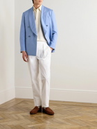 Ralph Lauren Purple label - Harrison Silk-Shantung Shirt - Natural