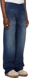 424 Navy Work Trousers