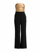 Lauren Ralph Lauren Womens Jumpsuit in Gold