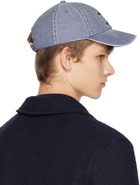 Samsøe Samsøe Indigo Embroidered Cap