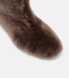 Gabriela Hearst Tina shearling mid-calf boots