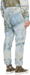 John Elliott Blue Tie-Dye LA Lounge Pants