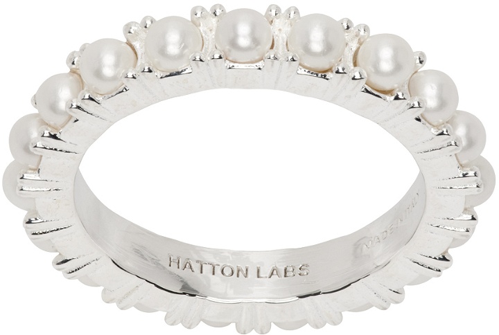 Photo: Hatton Labs Silver & Pearl Eternity Ring