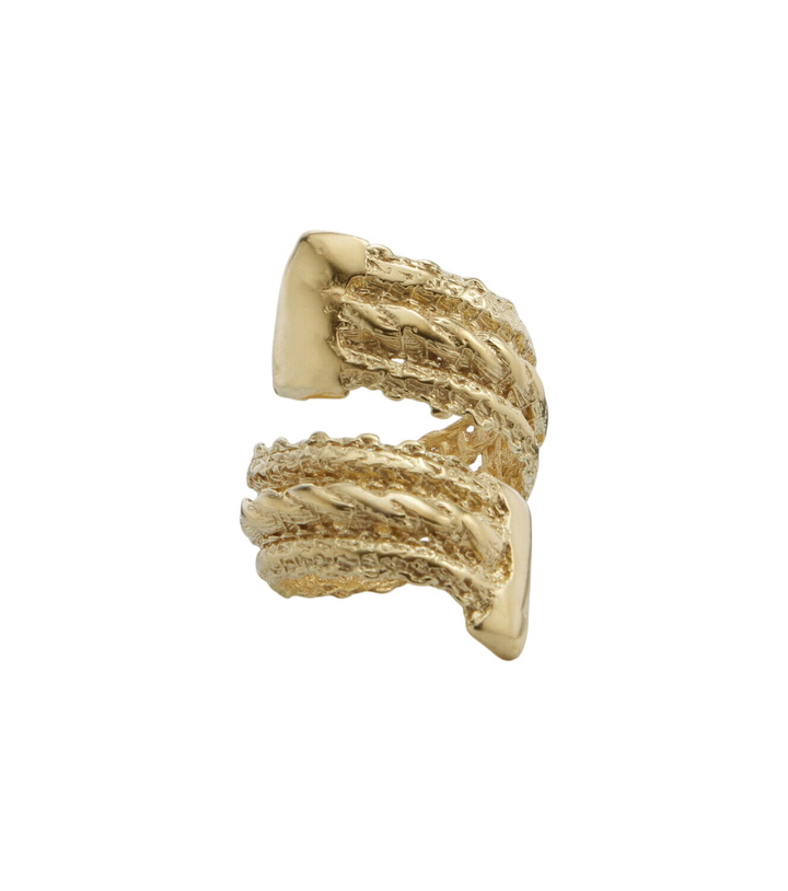 Photo: Ysso Aella 24kt gold-plated ring