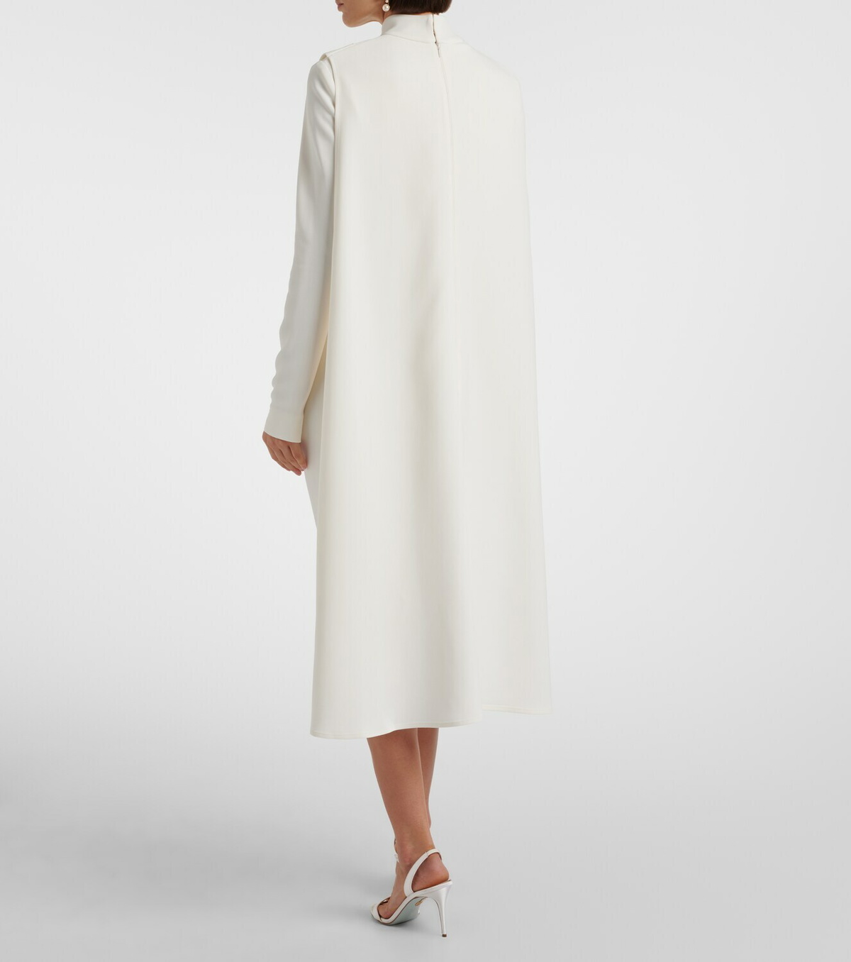 Elie Saab Caped cady cocktail dress