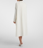 Elie Saab Caped cady cocktail dress