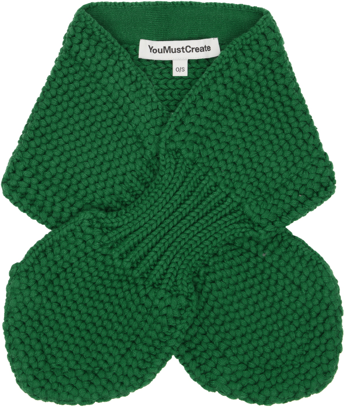 YMC Green Slot Scarf