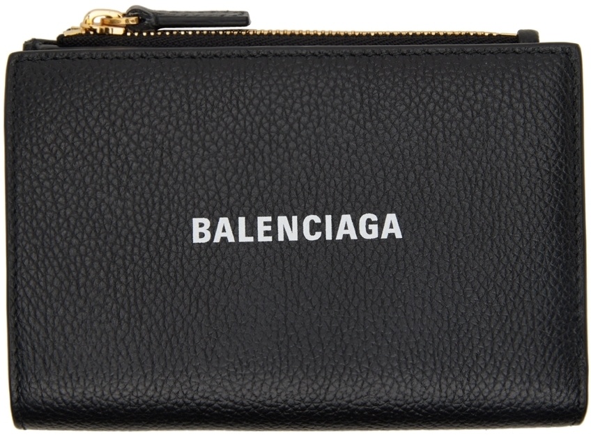 Photo: Balenciaga Black Leather Card Holder