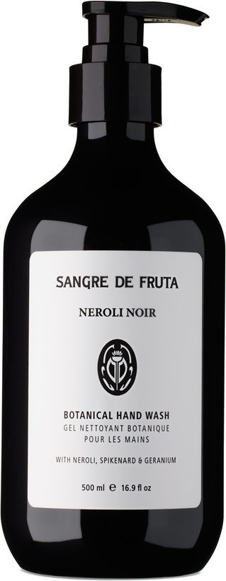 Photo: Sangre de Fruta Neroli Noir Signature Botanicals Hand Wash, 500 mL