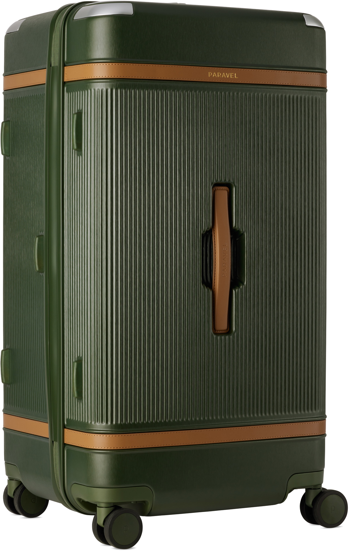Paravel Khaki Aviator Trunk Suitcase