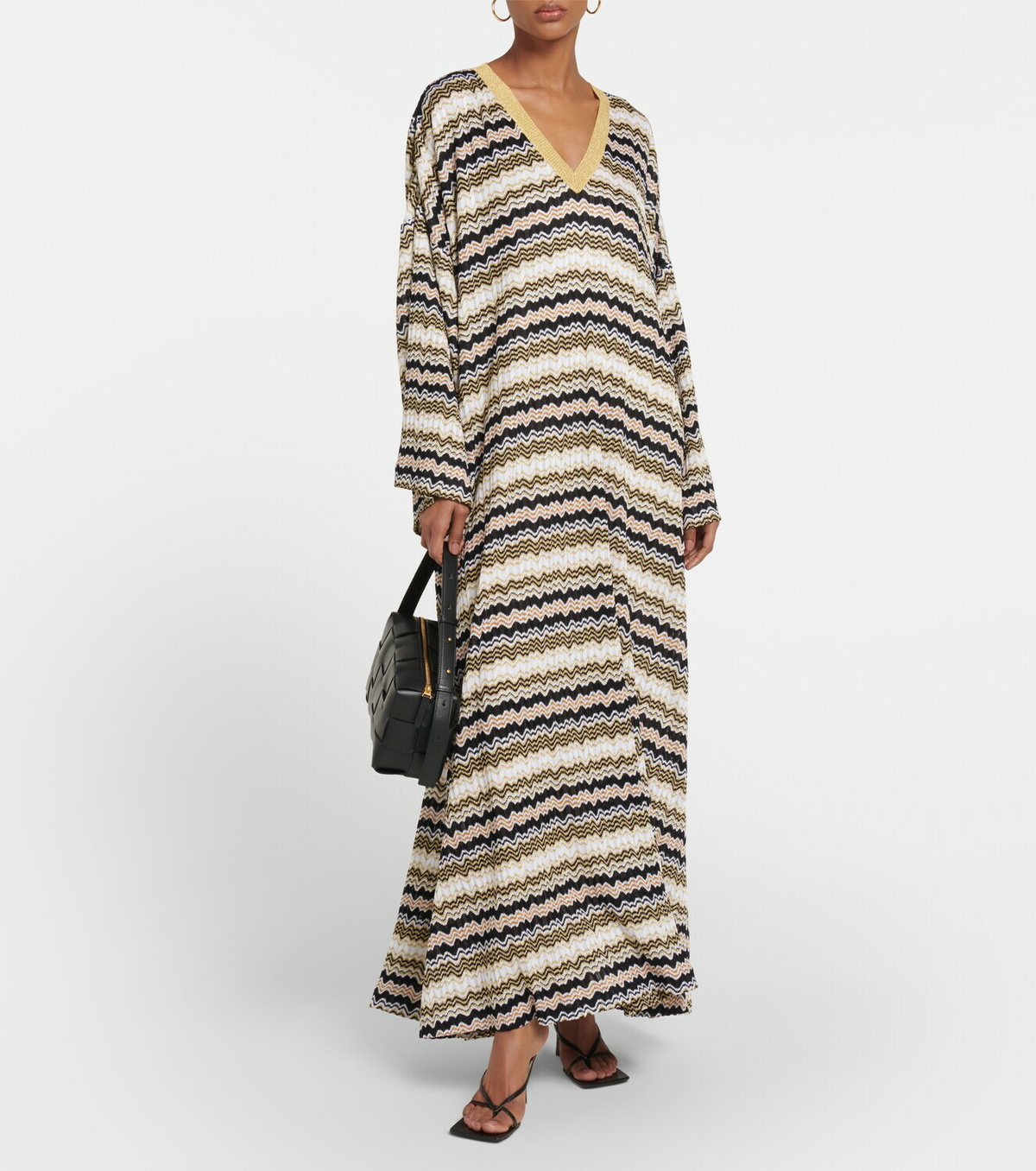 Missoni Printed silkblend maxi dress Missoni