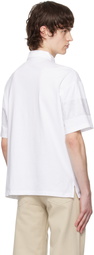 Coperni White Striped Polo