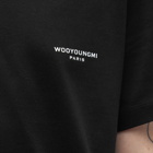 Wooyoungmi Men's Box Logo T-Shirt in Black