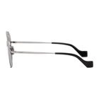 Loewe Silver and Black Pilot Sunglasses