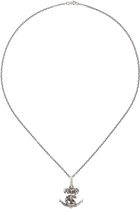 YOHJI YAMAMOTO Silver Snake Anchor Pendant Necklace