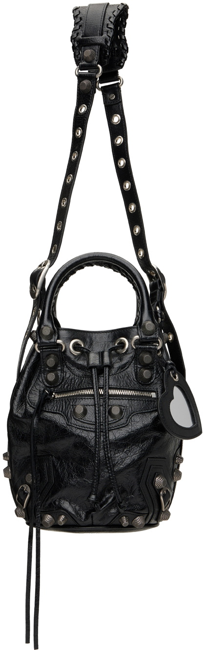 Balenciaga Black S 'Le Cagole' Bucket Bag