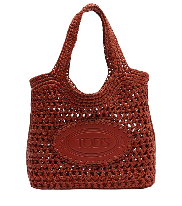 Photo: Tod's EBL Small woven tote bag