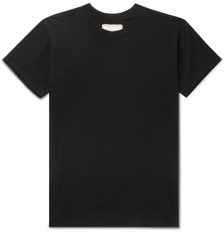 Photo: Jeanerica - Enzo Slim-Fit Cotton-Jersey T-Shirt - Black