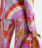 Pucci Iride satin jersey shirt