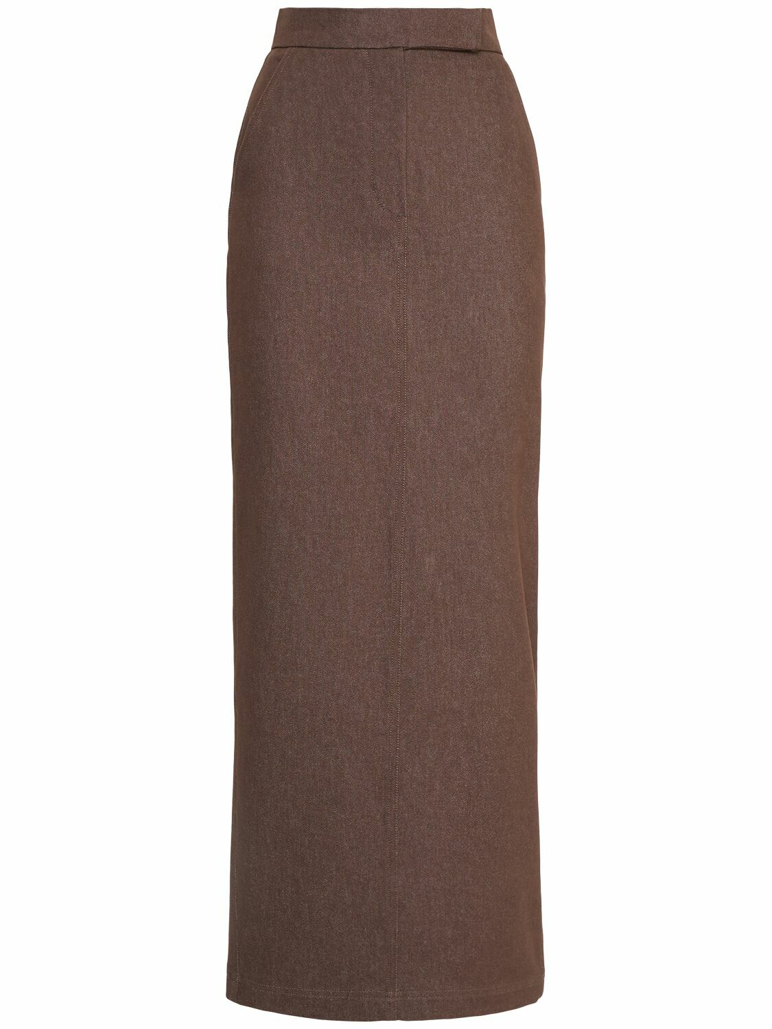 MAX MARA Pianosa Denim Effect Skirt Max Mara