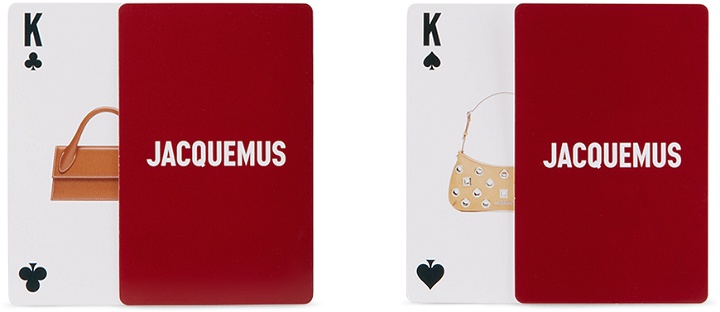Photo: Jacquemus Red Guirlande 'Le Set de Cartes' Playing Card Set