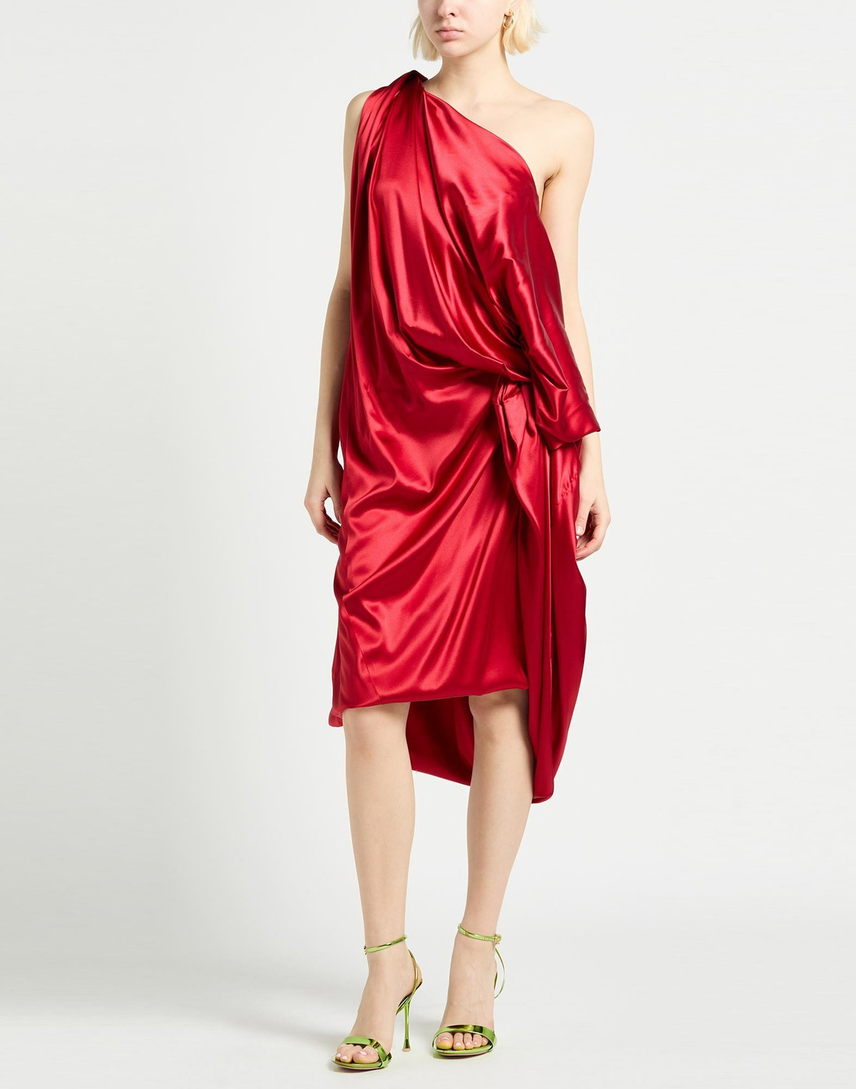 Dries Van Noten Womens Midi dress in Red