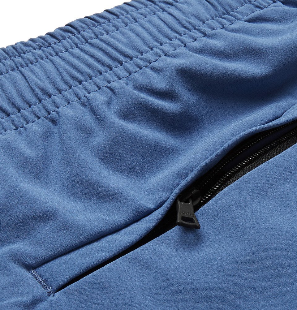 Onia - Calder Long-Length Stretch-Shell Swim Shorts - Men - Blue Onia