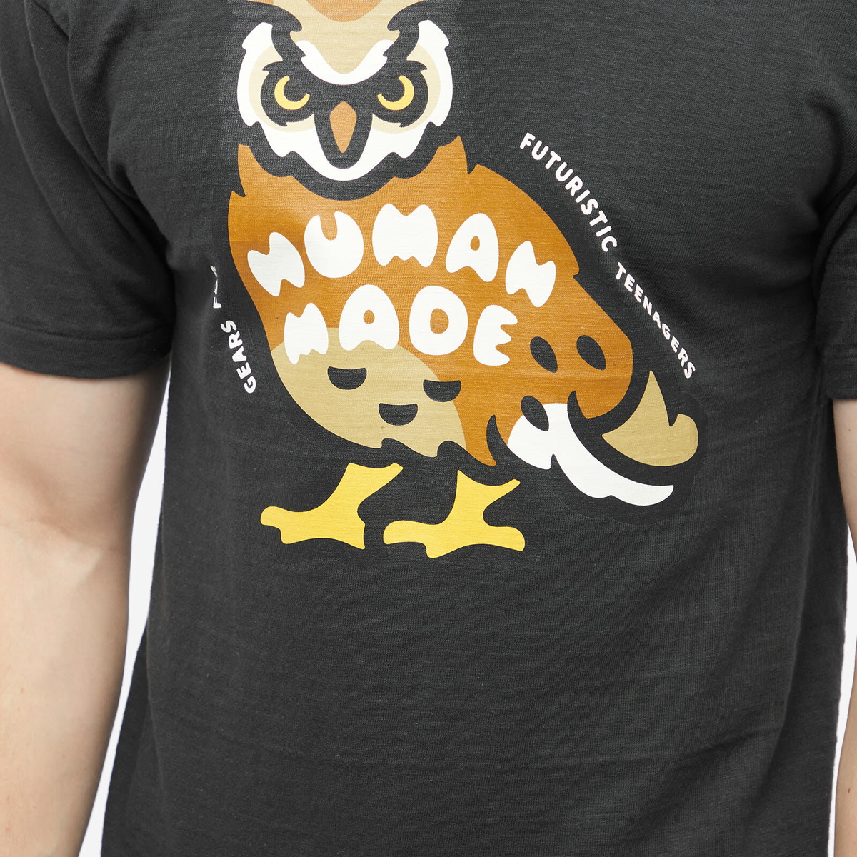 HUMAN MADE フクロウ Tシャツ Human Made Men's Owl Glasses T-Shirt in White Human Made