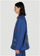 Sky High Farm Workwear - Workwear Embroidered Jacket in Dark Blue