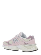 New Balance 9060 Pink Sneaker With Side Logo And Chunky Sole In Suede Unisex