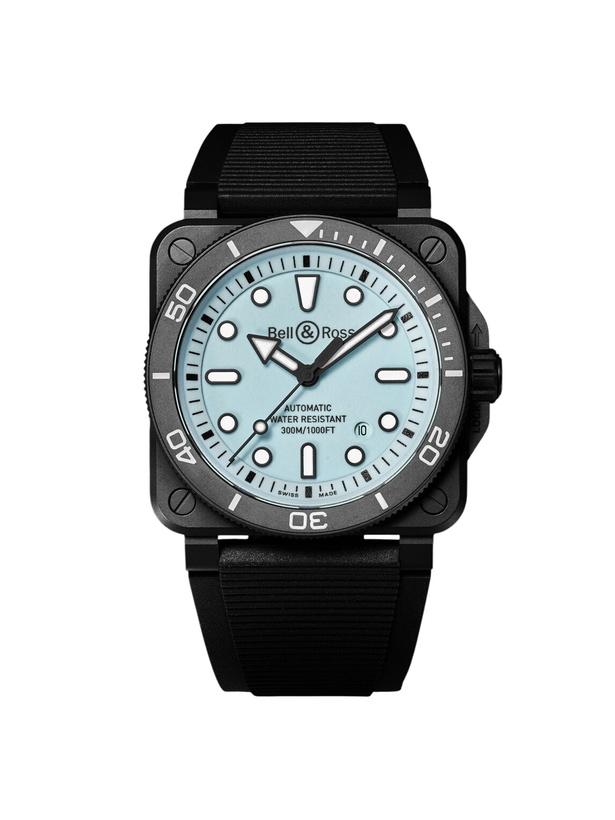 Photo: Bell & Ross - BR-03 Diver Full Lum Automatic Ceramic Watch, Ref. BR03A-D-LM-CE/SRB