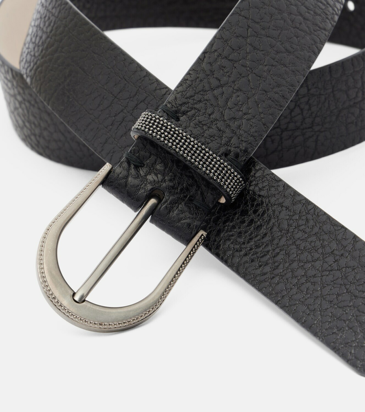 Brunello Cucinelli Monili leather belt