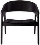 Muuto Black Leather Cover Lounge Chair