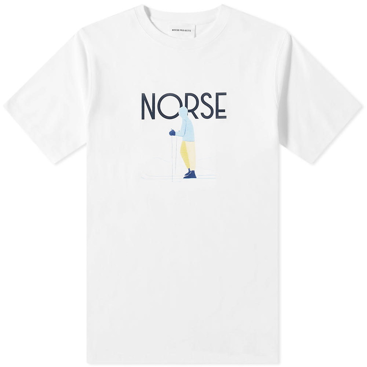 Photo: Norse Projects x Daniel Frost Standing Skier Tee