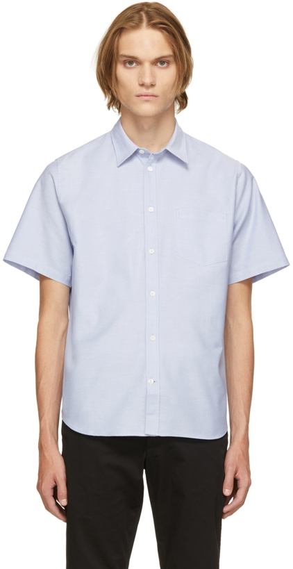 Photo: Norse Projects Blue Oxford Osvald Short Sleeve Shirt
