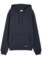 Les Deux Ben Artist Hooded Cotton Sweatshirt Navy