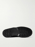 Yuketen - Leather-Trimmed Suede Boots - Black