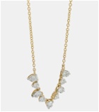Stone and Strand Perfect Pear 10kt gold necklace with diamonds