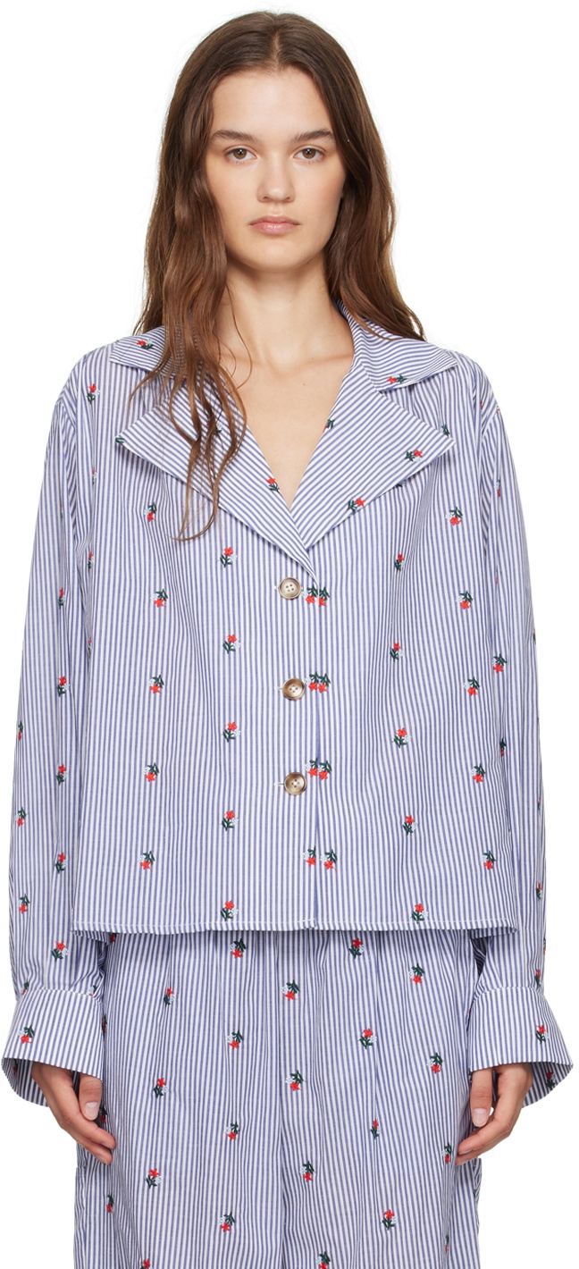 Caro Editions Blue Bonsai Shirt