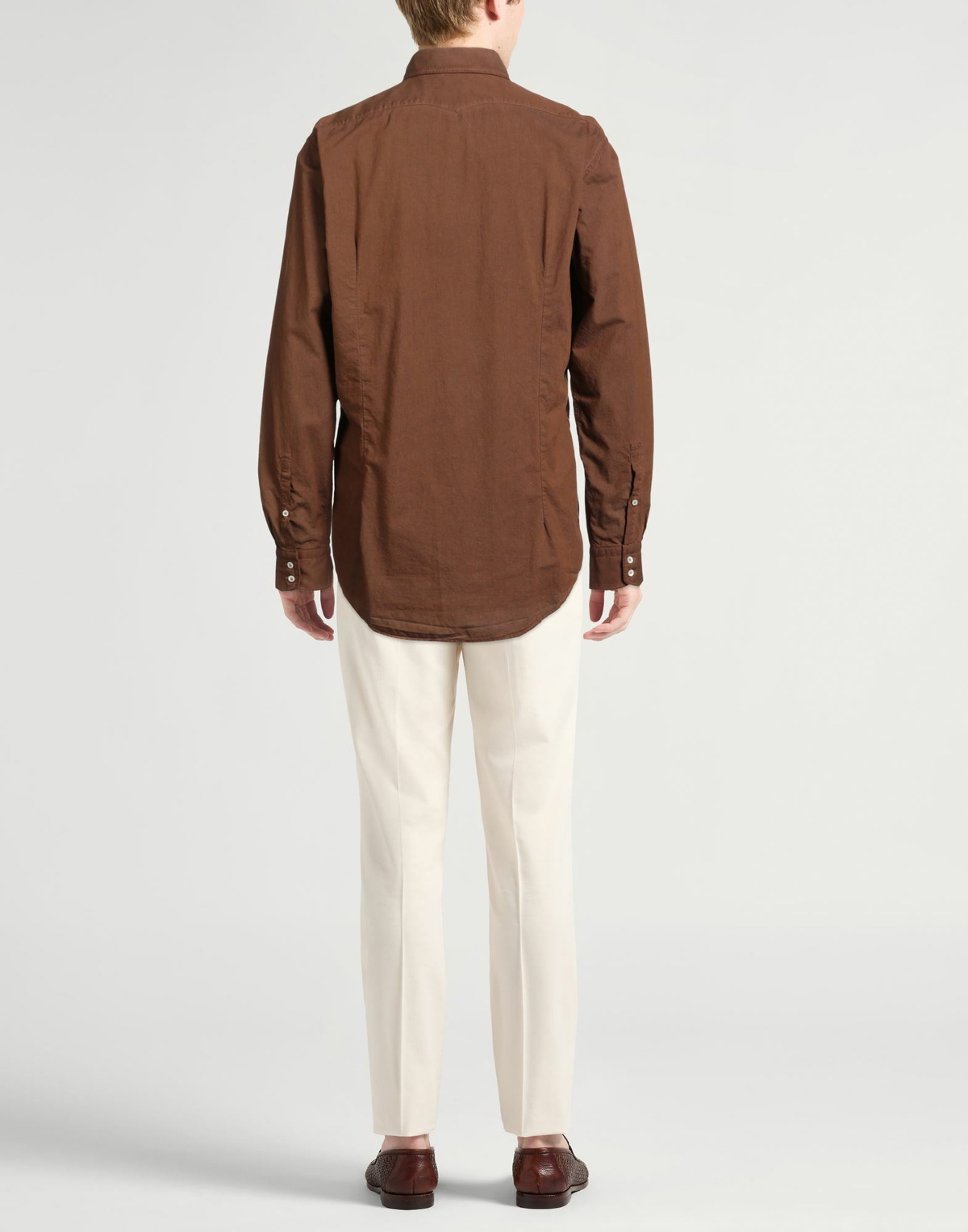 Massimo Alba Mens Shirt in Brown