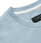 rag & bone - Printed Cotton-Jersey T-Shirt - Blue