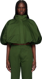 Renaissance Renaissance Green Tiny Bomber Jacket