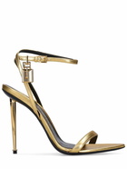 TOM FORD - 105mm Padlock Metallic Leather Sandals