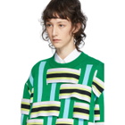 Namacheko Green and Blue Masivie Sweatshirt