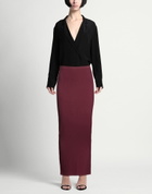 Skims Womens Maxi skirt Burgundy