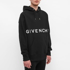 Givenchy Men's Classic Embroidered Hoody in Black