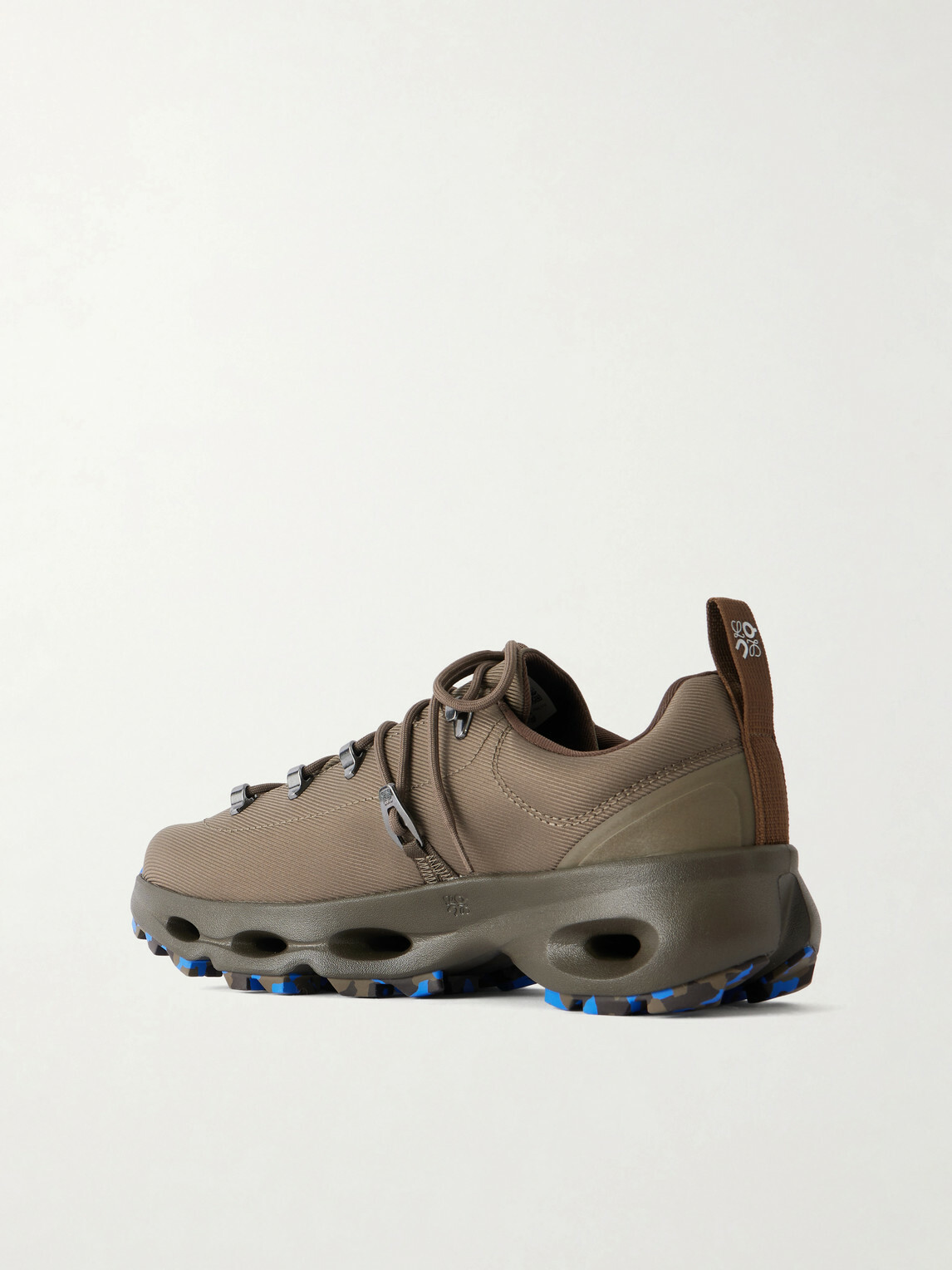 LOEWE - On Cloudsolo Hiker Rubber-Trimmed Twill Sneakers - Green