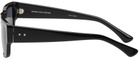Dries Van Noten Black Linda Farrow Edition Rectangular Sunglasses